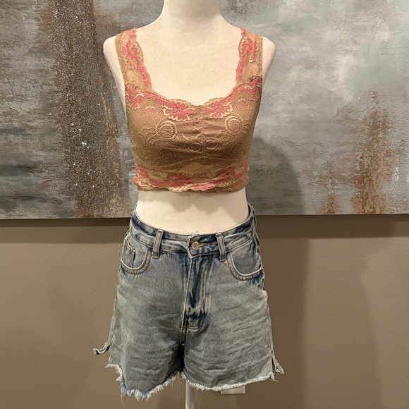 Women’s BKE Core Lace Bralette - Picture 1 of 7